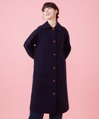 【ホコモモラ/Jocomomola】の【2WAY】ダブルフェイス ステンカラーコート 人気、トレンドファッション・服の通販 founy(ファニー) ファッション Fashion レディースファッション WOMEN アウター Coat Outerwear コート Coats 秋 Autumn/Fall カラフル Colorful ギャザー Gather スリーブ Sleeve ダッフルコート Duffel Coat ダブル Double チェック Check 定番 Standard 人気 Popularity フェイス Face 無地 Plain Color ロング Long A/W・秋冬 Aw・Autumn/Winter・Fw・Fall-Winter エレガント 上品 Elegant thumbnail ネイビー|ID: prp329100004164426 ipo3291000000028772188