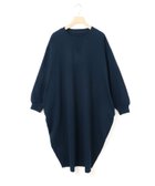 【マーコート/MARcourt】のMidiUmi コクーンワンピース 人気、トレンドファッション・服の通販 founy(ファニー) ファッション Fashion レディースファッション WOMEN ワンピース Dress コクーン Cocoon シルケット Mercerization スウェット Sweat フィット Fit ポケット Pocket 無地 Plain Color 長袖 Long Sleeve thumbnail ネイビー|ID: prp329100004164438 ipo3291000000028772270