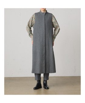 【マーコート/MARcourt】のMidiUmi スタンドカラーロングベストワンピース 人気、トレンドファッション・服の通販 founy(ファニー) ファッション Fashion レディースファッション WOMEN アウター Coat Outerwear シンプル Simple スタンド Stand セットアップ Set Up ノースリーブ No Sleeve フロント Front ポケット Pocket 無地 Plain Color |ID:prp329100004164439