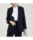 【アバハウスマヴィ/abahouse mavie】の【エニディカセット】ノーカラージャケット 人気、トレンドファッション・服の通販 founy(ファニー) ファッション Fashion レディースファッション WOMEN アウター Coat Outerwear ジャケット Jackets ノーカラージャケット No Collar Leather Jackets シルバー Silver ジャケット Jacket ストレッチ Stretch ストレート Straight テーラード Tailored 人気 Popularity マニッシュ Mannish 楽ちん Easy おすすめ Recommend セレモニー Ceremony ビジネス 仕事 通勤 Business thumbnail ダークネイビー|ID: prp329100004164445 ipo3291000000028772317