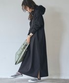 【コーエン/COEN】の【WEB限定】着丈が選べる.CVC裏起毛フーディーパーカーマキシワンピース BLACK|ID: prp329100004164454 ipo3291000000028772360