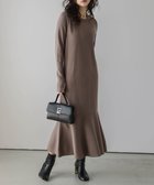 【その他のブランド/Other】のマーメイドニットワンピース 人気、トレンドファッション・服の通販 founy(ファニー) ファッション Fashion レディースファッション WOMEN ワンピース Dress ニットワンピース Knit Dresses シンプル Simple スリット Slit マーメイド Mermaid リラックス Relax エレガント 上品 Elegant thumbnail ブラウン|ID: prp329100004164481 ipo3291000000028772453