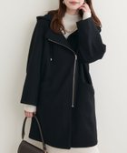 【ナチュラルクチュール/natural couture】のフードZIPミドル丈コート 人気、トレンドファッション・服の通販 founy(ファニー) ファッション Fashion レディースファッション WOMEN アウター Coat Outerwear コート Coats シンプル Simple ジップ Zip タートルネック Turtleneck チェスターコート Chester Coat ハイネック High Neck フェイクレザー Faux Leather プリーツ Pleats ポケット Pocket ミドル Middle 2024年 2024 エレガント 上品 Elegant 2024-2025秋冬・A/W Aw/Autumn/Winter/Fw/Fall/2024-2025 thumbnail ブラック|ID: prp329100004164497 ipo3291000000028772517