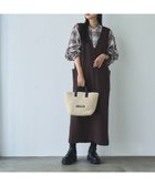 【コーエン/COEN】のREVERSEWARMVネックジャンパースカート 人気、トレンドファッション・服の通販 founy(ファニー) ファッション Fashion レディースファッション WOMEN スカート Skirt A/W・秋冬 Aw・Autumn/Winter・Fw・Fall-Winter おすすめ Recommend なめらか Smooth インナー Inner シンプル Simple タートルネック Turtleneck トレンド Trend フリル Frills ベロア Velor ポケット Pocket thumbnail DK.BROWN|ID: prp329100004164499 ipo3291000000028772523