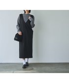 【コーエン/COEN】のREVERSEWARMVネックジャンパースカート 人気、トレンドファッション・服の通販 founy(ファニー) ファッション Fashion レディースファッション WOMEN スカート Skirt A/W・秋冬 Aw・Autumn/Winter・Fw・Fall-Winter おすすめ Recommend なめらか Smooth インナー Inner シンプル Simple タートルネック Turtleneck トレンド Trend フリル Frills ベロア Velor ポケット Pocket thumbnail BLACK|ID: prp329100004164499 ipo3291000000028772524