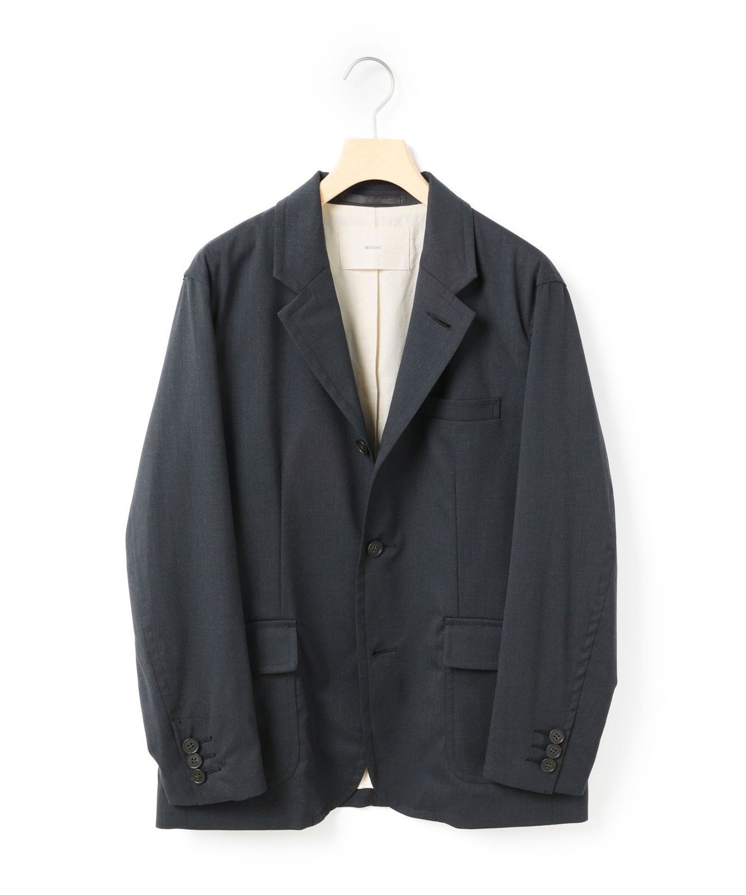 【マーコート/MARcourt】のMidiUmi テーラードジャケット インテリア・キッズ・メンズ・レディースファッション・服の通販 founy(ファニー) 　ファッション　Fashion　レディースファッション　WOMEN　アウター　Coat Outerwear　ジャケット　Jackets　テーラードジャケット　Tailored Jackets　クラシカル　Classical　フロント　Front　ポケット　Pocket　エレガント 上品　Elegant　無地　Plain Color　長袖　Long Sleeve　チャコールグレー|ID: prp329100004164501 ipo3291000000028772537