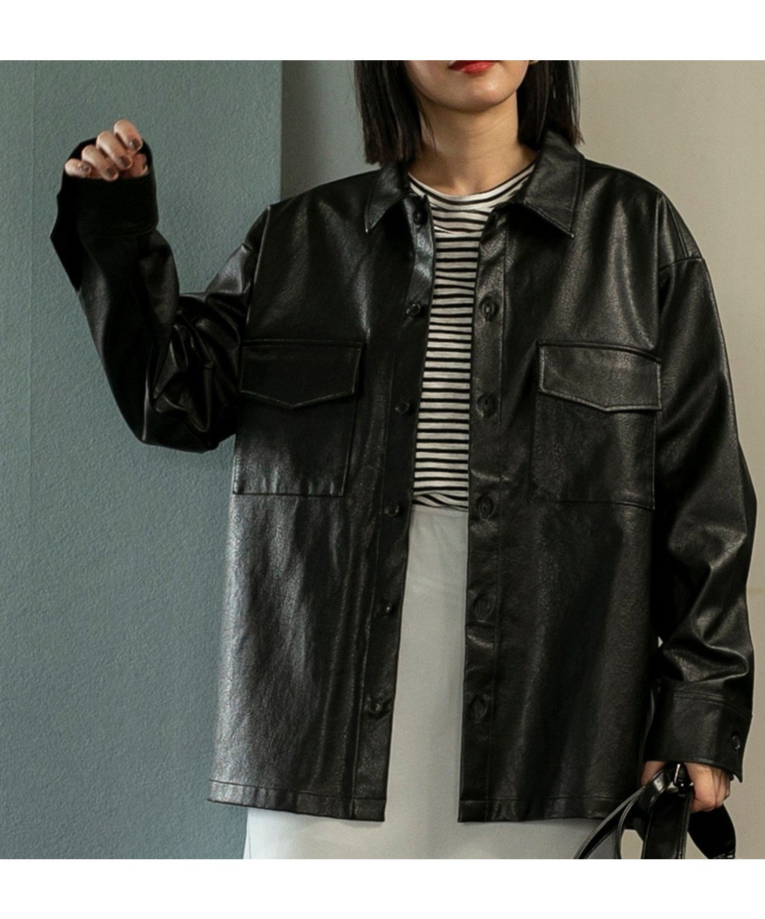 【コーエン/COEN】のレザーライクジャケット 人気、トレンドファッション・服の通販 founy(ファニー) 　ファッション　Fashion　レディースファッション　WOMEN　アウター　Coat Outerwear　ジャケット　Jackets　ヴィンテージ　Vintage　サロペット　Overalls　スウェット　Sweat　トレンド　Trend　ポケット　Pocket　羽織　Haori　冬　Winter　おすすめ　Recommend　 other-1|ID: prp329100004164515 ipo3291000000028772615