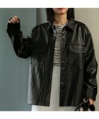 【コーエン/COEN】のレザーライクジャケット 人気、トレンドファッション・服の通販 founy(ファニー) ファッション Fashion レディースファッション WOMEN アウター Coat Outerwear ジャケット Jackets ヴィンテージ Vintage サロペット Overalls スウェット Sweat トレンド Trend ポケット Pocket 羽織 Haori 冬 Winter おすすめ Recommend thumbnail BLACK|ID: prp329100004164515 ipo3291000000028772617