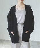 【ノーブル / スピック&スパン/NOBLE / Spick & Span】のスムース編みオーバーカーデ 人気、トレンドファッション・服の通販 founy(ファニー) ファッション Fashion レディースファッション WOMEN カーディガン Cardigan ショルダー Shoulder トレンド Trend ドロップ Drop ベーシック Basic 羽織 Haori thumbnail ブラック|ID: prp329100004164718 ipo3291000000028774359