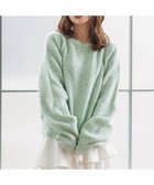 【ミスティ ウーマン/mysty woman】の【WEB限定】アイスクリームクルーニット 人気、トレンドファッション・服の通販 founy(ファニー) ファッション Fashion レディースファッション WOMEN トップス・カットソー Tops/Tshirt ニット Knit Tops おすすめ Recommend ベーシック Basic thumbnail メロン72|ID: prp329100004164719 ipo3291000000030426191