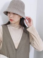 【サマンサモスモス/Samansa Mos2】のカットコールハイネックプルオーバー 人気、トレンドファッション・服の通販 founy(ファニー) ファッション Fashion レディースファッション WOMEN トップス・カットソー Tops/Tshirt プルオーバー Pullover シンプル Simple ハイネック High Neck ビスチェ Bustier エレガント 上品 Elegant thumbnail ベージュ|ID: prp329100004164767 ipo3291000000028774988