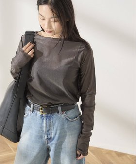 【ジャーナルスタンダード レサージュ/journal standard L'essage】のシャイニーシースループルオーバー 人気、トレンドファッション・服の通販 founy(ファニー) ファッション Fashion レディースファッション WOMEN トップス・カットソー Tops/Tshirt プルオーバー Pullover 2024年 2024 2024-2025秋冬・A/W Aw/Autumn/Winter/Fw/Fall/2024-2025 |ID:prp329100004164800