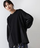 【ブージュルード/Bou Jeloud】のニット布帛ドッキングプルオーバー 人気、トレンドファッション・服の通販 founy(ファニー) ファッション Fashion レディースファッション WOMEN トップス・カットソー Tops/Tshirt ニット Knit Tops プルオーバー Pullover ギャザー Gather チュニック Tunic ドッキング Docking 再入荷 Restock/Back In Stock/Re Arrival thumbnail BLACK|ID: prp329100004164812 ipo3291000000028868312