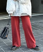 【シーピーシーエム/CPCM】の【マイナス3キロ見え!】リブニットイージーパンツ 人気、トレンドファッション・服の通販 founy(ファニー) ファッション Fashion レディースファッション WOMEN パンツ Pants A/W・秋冬 Aw・Autumn/Winter・Fw・Fall-Winter フェミニン Feminine フレア Flare リブニット Rib Knit リラックス Relax 人気 Popularity thumbnail レッド|ID: prp329100004164930 ipo3291000000028776216