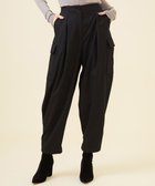 【シビラ/SYBILLA】のサイドポケットフォルムパンツ 人気、トレンドファッション・服の通販 founy(ファニー) ファッション Fashion レディースファッション WOMEN パンツ Pants 秋 Autumn/Fall カーゴパンツ Cargo Pants ギャザー Gather ツイル Twill バランス Balance フォルム Form フロント Front ポケット Pocket おすすめ Recommend エレガント 上品 Elegant thumbnail ブラック|ID: prp329100004164945 ipo3291000000028776277