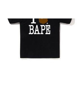 【その他のブランド/Other】のI LOVE BAPE TEE 人気、トレンドファッション・服の通販 founy(ファニー) ファッション Fashion メンズファッション MEN ショート Short スリーブ Sleeve フロント Front プリント Print モチーフ Motif ラバー Rubber |ID:prp329100004165402