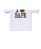 【その他のブランド/Other】のI LOVE BAPE TEE 人気、トレンドファッション・服の通販 founy(ファニー) ファッション Fashion メンズファッション MEN ショート Short スリーブ Sleeve フロント Front プリント Print モチーフ Motif ラバー Rubber thumbnail WHITE|ID: prp329100004165402 ipo3291000000028787306