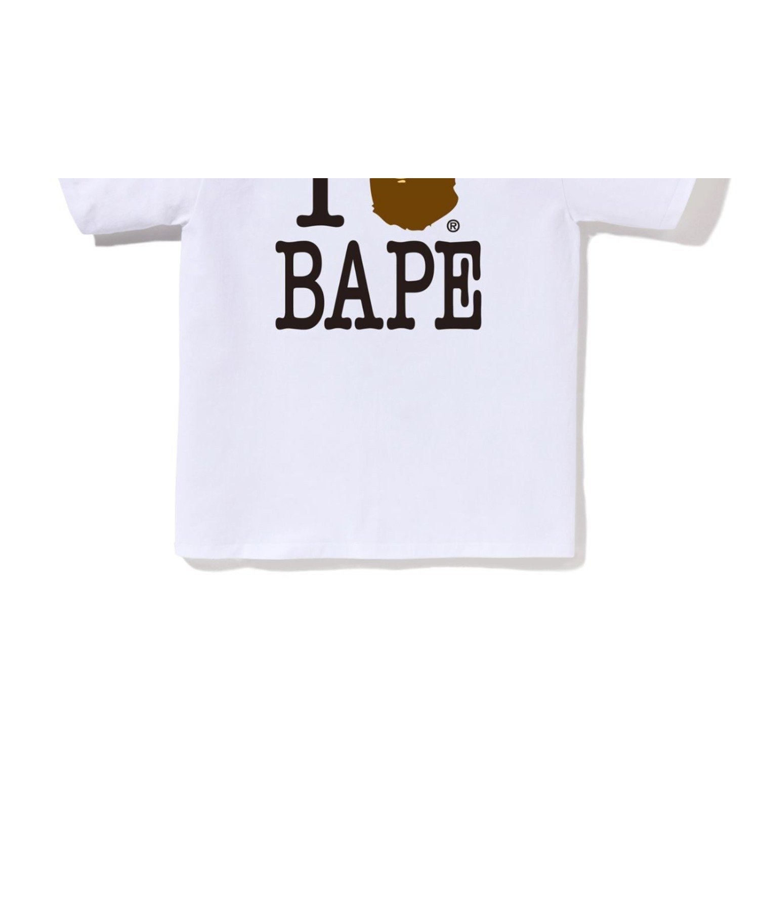 【その他のブランド/Other】のI LOVE BAPE TEE インテリア・キッズ・メンズ・レディースファッション・服の通販 founy(ファニー) 　ファッション　Fashion　メンズファッション　MEN　ショート　Short　スリーブ　Sleeve　フロント　Front　プリント　Print　モチーフ　Motif　ラバー　Rubber　WHITE|ID: prp329100004165402 ipo3291000000028787306