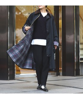 【デミルクス ビームス/Demi-Luxe BEAMS】のBarbour / 別注 EXMOOR コート 人気、トレンドファッション・服の通販 founy(ファニー) ファッション Fashion レディースファッション WOMEN アウター Coat Outerwear コート Coats ジャケット Jacket バランス Balance ピーチ Peach ロング Long 人気 Popularity 別注 Special Order |ID:prp329100004165421