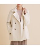 【インデックス/INDEX】のウール混 ステンカラーピーコート 人気、トレンドファッション・服の通販 founy(ファニー) ファッション Fashion レディースファッション WOMEN アウター Coat Outerwear コート Coats カシミヤ Cashmere ミックス Mix thumbnail アイボリー|ID: prp329100004165440 ipo3291000000028787781