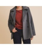 【インデックス/INDEX】のウール混 ステンカラーピーコート 人気、トレンドファッション・服の通販 founy(ファニー) ファッション Fashion レディースファッション WOMEN アウター Coat Outerwear コート Coats カシミヤ Cashmere ミックス Mix thumbnail チャコールグレー|ID: prp329100004165440 ipo3291000000028787782