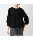 【レリアンプラスハウス/Leilian PLUS HOUSE】のスリーブデザインジャケット 人気、トレンドファッション・服の通販 founy(ファニー) ファッション Fashion レディースファッション WOMEN アウター Coat Outerwear ジャケット Jackets インナー Inner ショート Short シンプル Simple ジャケット Jacket タートルネック Turtleneck バランス Balance ボトム Bottom thumbnail ブラック|ID: prp329100004165457 ipo3291000000028787913