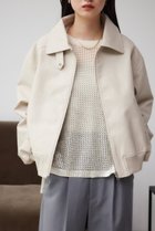 【アズール バイ マウジー/AZUL by moussy】のフェイクレザージャケット 人気、トレンドファッション・服の通販 founy(ファニー) ファッション Fashion レディースファッション WOMEN アウター Coat Outerwear ジャケット Jackets 2024年 2024 2024-2025秋冬・A/W Aw/Autumn/Winter/Fw/Fall/2024-2025 A/W・秋冬 Aw・Autumn/Winter・Fw・Fall-Winter おすすめ Recommend クール Cool シンプル Simple スタンド Stand ハイネック High Neck ブルゾン Blouson ボトム Bottom 今季 This Season 冬 Winter thumbnail L/BEG1|ID: prp329100004165459 ipo3291000000028787933