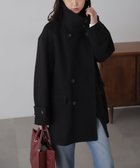 【フリーズマート/FREE'S MART】のスタンド2wayピーコート 人気、トレンドファッション・服の通販 founy(ファニー) ファッション Fashion レディースファッション WOMEN アウター Coat Outerwear コート Coats おすすめ Recommend ショート Short ジャージ Jersey スタンド Stand フェルト Felt ミドル Middle ミニスカート Mini Skirt リラックス Relax ロング Long ワーク Work thumbnail ブラック|ID: prp329100004165470 ipo3291000000028787999