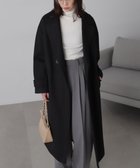 【フリーズマート/FREE'S MART】のオーバーチェスターコート 人気、トレンドファッション・服の通販 founy(ファニー) ファッション Fashion レディースファッション WOMEN アウター Coat Outerwear コート Coats チェスターコート Top Coat シンプル Simple チェスターコート Chester Coat ロング Long thumbnail ブラック|ID: prp329100004165474 ipo3291000000028788021