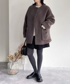 【その他のブランド/Other】のボアミドル丈コート 人気、トレンドファッション・服の通販 founy(ファニー) ファッション Fashion レディースファッション WOMEN アウター Coat Outerwear コート Coats 2024年 2024 2024-2025秋冬・A/W Aw/Autumn/Winter/Fw/Fall/2024-2025 バランス Balance ミドル Middle thumbnail ブラウン|ID: prp329100004165486 ipo3291000000028788147