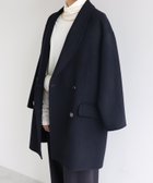 【その他のブランド/Other】のリバー ダブルコート evernavy エバーネイビー 人気、トレンドファッション・服の通販 founy(ファニー) ファッション Fashion レディースファッション WOMEN アウター Coat Outerwear コート Coats ショール Shawl ダブル Double フェイス Face ベーシック Basic ポケット Pocket ミドル Middle エレガント 上品 Elegant 防寒 Cold Protection thumbnail ネイビー|ID: prp329100004165500 ipo3291000000028788228