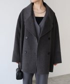 【その他のブランド/Other】のリバー ピーコート evernavy エバーネイビー 人気、トレンドファッション・服の通販 founy(ファニー) ファッション Fashion レディースファッション WOMEN アウター Coat Outerwear コート Coats ダブル Double トレンド Trend フェイス Face ベーシック Basic ボックス Box ポケット Pocket thumbnail チャコールグレー|ID: prp329100004165501 ipo3291000000028788242