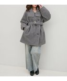 【マジェスティック レゴン/MAJESTIC LEGON】のボリュームスリーブミディコート 人気、トレンドファッション・服の通販 founy(ファニー) ファッション Fashion レディースファッション WOMEN アウター Coat Outerwear コート Coats ショート Short スラックス Slacks ダウン Down デニム Denim トレンド Trend フェミニン Feminine フェルト Felt ボトム Bottom ミドル Middle ロング Long エレガント 上品 Elegant 再入荷 Restock/Back In Stock/Re Arrival 定番 Standard thumbnail グレー|ID: prp329100004165510 ipo3291000000028788328