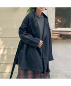 【エルビーシー/LBC】のジャージメルトントッパーコート 人気、トレンドファッション・服の通販 founy(ファニー) ファッション Fashion レディースファッション WOMEN アウター Coat Outerwear コート Coats トッパー Topper ミドル Middle エレガント 上品 Elegant thumbnail ネイビーブルー|ID: prp329100004165516 ipo3291000000028788413