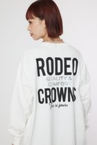 【ロデオクラウンズワイドボウル/RODEO CROWNS WIDE BOWL】のMSロゴL/S Tシャツ O/WHT1|ID: prp329100004165600 ipo3291000000028866431