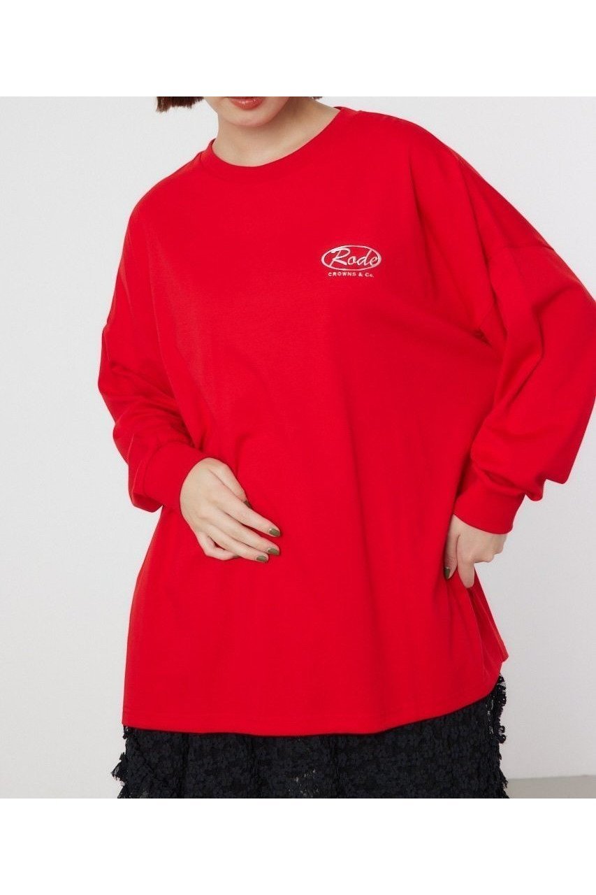 【ロデオクラウンズワイドボウル/RODEO CROWNS WIDE BOWL】のMSロゴL/S Tシャツ インテリア・キッズ・メンズ・レディースファッション・服の通販 founy(ファニー) 　ファッション　Fashion　レディースファッション　WOMEN　トップス・カットソー　Tops/Tshirt　シャツ/ブラウス　Shirts/Blouses　ロング / Tシャツ　T-Shirts　トレンド　Trend　ポケット　Pocket　ルーズ　Loose　RED|ID: prp329100004165600 ipo3291000000028866434