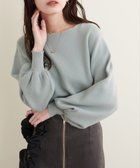 【ナチュラルクチュール/natural couture】の衿ぐり刺繍スカラップニット ミント|ID: prp329100004165611 ipo3291000000029202277