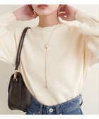 【ナチュラルクチュール/natural couture】の衿ぐり刺繍スカラップニット オフホワイト|ID: prp329100004165611 ipo3291000000029202279