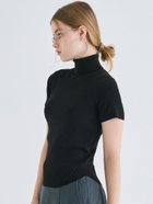 【コカ/COCA】のタートルネックショートスリーブニット 人気、トレンドファッション・服の通販 founy(ファニー) ファッション Fashion レディースファッション WOMEN トップス・カットソー Tops/Tshirt ニット Knit Tops タートルネック Turtleneck インナー Inner オケージョン Occasion コンパクト Compact ショート Short シンプル Simple スリーブ Sleeve タートルネック Turtleneck フィット Fit ポケット Pocket リブニット Rib Knit エレガント 上品 Elegant 半袖 Short Sleeve thumbnail Black|ID: prp329100004165647 ipo3291000000028790812