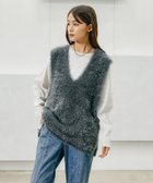 【グローバルワーク/GLOBAL WORK】のシャギーベストセット/137546 人気、トレンドファッション・服の通販 founy(ファニー) ファッション Fashion レディースファッション WOMEN アウター Coat Outerwear トップス・カットソー Tops/Tshirt ベスト/ジレ Gilets/Vests インナー Inner フェザー Feather thumbnail チャコールグレー19|ID: prp329100004165654 ipo3291000000028791054