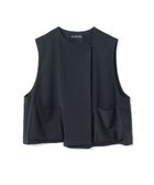 【マーコート/MARcourt】のmizuiro ind クルーネックショートベスト 人気、トレンドファッション・服の通販 founy(ファニー) ファッション Fashion レディースファッション WOMEN アウター Coat Outerwear トップス・カットソー Tops/Tshirt ベスト/ジレ Gilets/Vests セットアップ Set Up ノースリーブ No Sleeve フロント Front ベスト Vest ベーシック Basic ポケット Pocket エレガント 上品 Elegant 無地 Plain Color thumbnail ネイビー|ID: prp329100004165688 ipo3291000000028791473