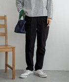 【エルビーシー/LBC】のらくぬくプラス テーパードパンツ 人気、トレンドファッション・服の通販 founy(ファニー) ファッション Fashion レディースファッション WOMEN パンツ Pants ストライプ Stripe ストレッチ Stretch ファブリック Fabric プリント Print ボトム Bottom 抗菌 Antibacterial thumbnail ブラック|ID: prp329100004165857 ipo3291000000028793712