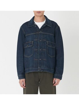 【リーバイス/Levis / MEN】のTYPE II トラッカージャケット ダークインディゴ OAHE TIDES 人気、トレンドファッション・服の通販 founy(ファニー) ファッション Fashion メンズファッション MEN ジャケット Jacket フィット Fit フラップ Flap プリーツ Pleats ポケット Pocket リラックス Relax ヴィンテージ Vintage |ID:prp329100004165875