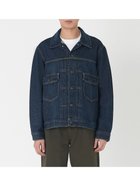 【リーバイス/Levis / MEN】のTYPE II トラッカージャケット ダークインディゴ OAHE TIDES 人気、トレンドファッション・服の通販 founy(ファニー) ファッション Fashion メンズファッション MEN ジャケット Jacket フィット Fit フラップ Flap プリーツ Pleats ポケット Pocket リラックス Relax ヴィンテージ Vintage thumbnail Dark Indigo - Worn In|ID: prp329100004165875 ipo3291000000028793862