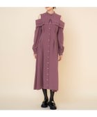 【レディアゼル/REDYAZEL】のオープンショルダーシャツワンピース 人気、トレンドファッション・服の通販 founy(ファニー) ファッション Fashion レディースファッション WOMEN ワンピース Dress シャツワンピース Shirt Dresses thumbnail ボルドー|ID: prp329100004165910 ipo3291000000028794605