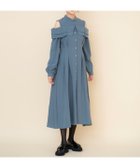 【レディアゼル/REDYAZEL】のオープンショルダーシャツワンピース 人気、トレンドファッション・服の通販 founy(ファニー) ファッション Fashion レディースファッション WOMEN ワンピース Dress シャツワンピース Shirt Dresses thumbnail ブルー|ID: prp329100004165910 ipo3291000000028794606