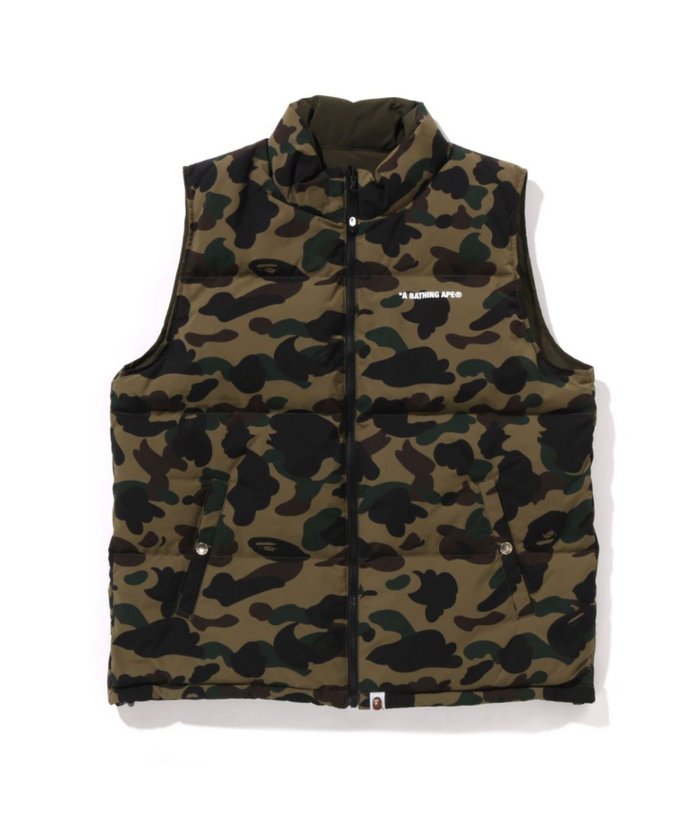 【その他のブランド/Other】の1ST CAMO REVERSIBLE DOWN VEST インテリア・キッズ・メンズ・レディースファッション・服の通販 founy(ファニー) https://founy.com/ ファッション Fashion メンズファッション MEN スピンドル Spindle ダウン Down ベスト Vest ポケット Pocket リバーシブル Reversible ワンポイント One Point |ID: prp329100004166495 ipo3291000000028805366