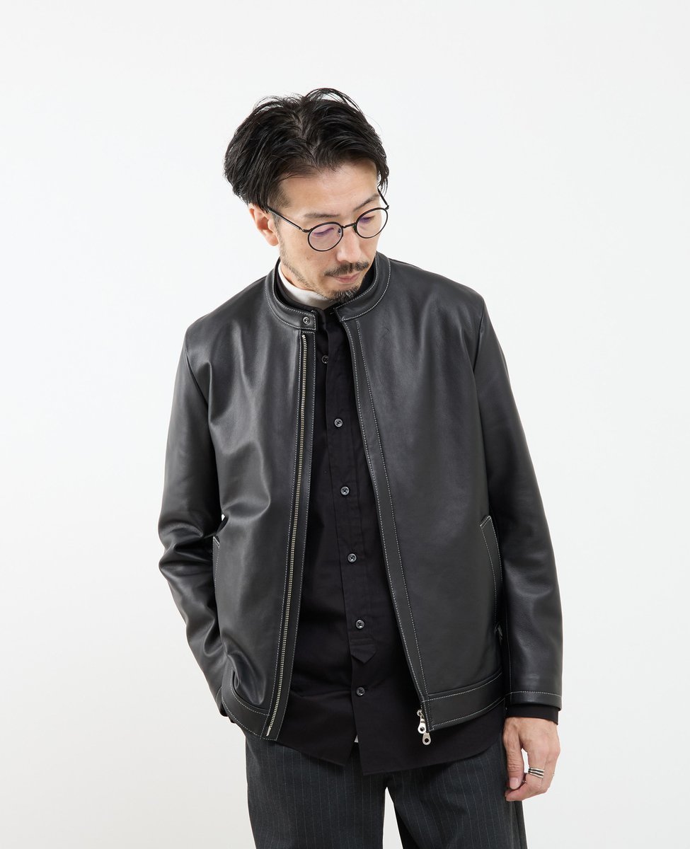 【その他のブランド/Other】のスムースレザーシングルライダースジャケット 人気、トレンドファッション・服の通販 founy(ファニー) 　ファッション　Fashion　メンズファッション　MEN　シンプル　Simple　スマート　Smart　バランス　Balance　エレガント 上品　Elegant　 other-1|ID: prp329100004166501 ipo3291000000028805462