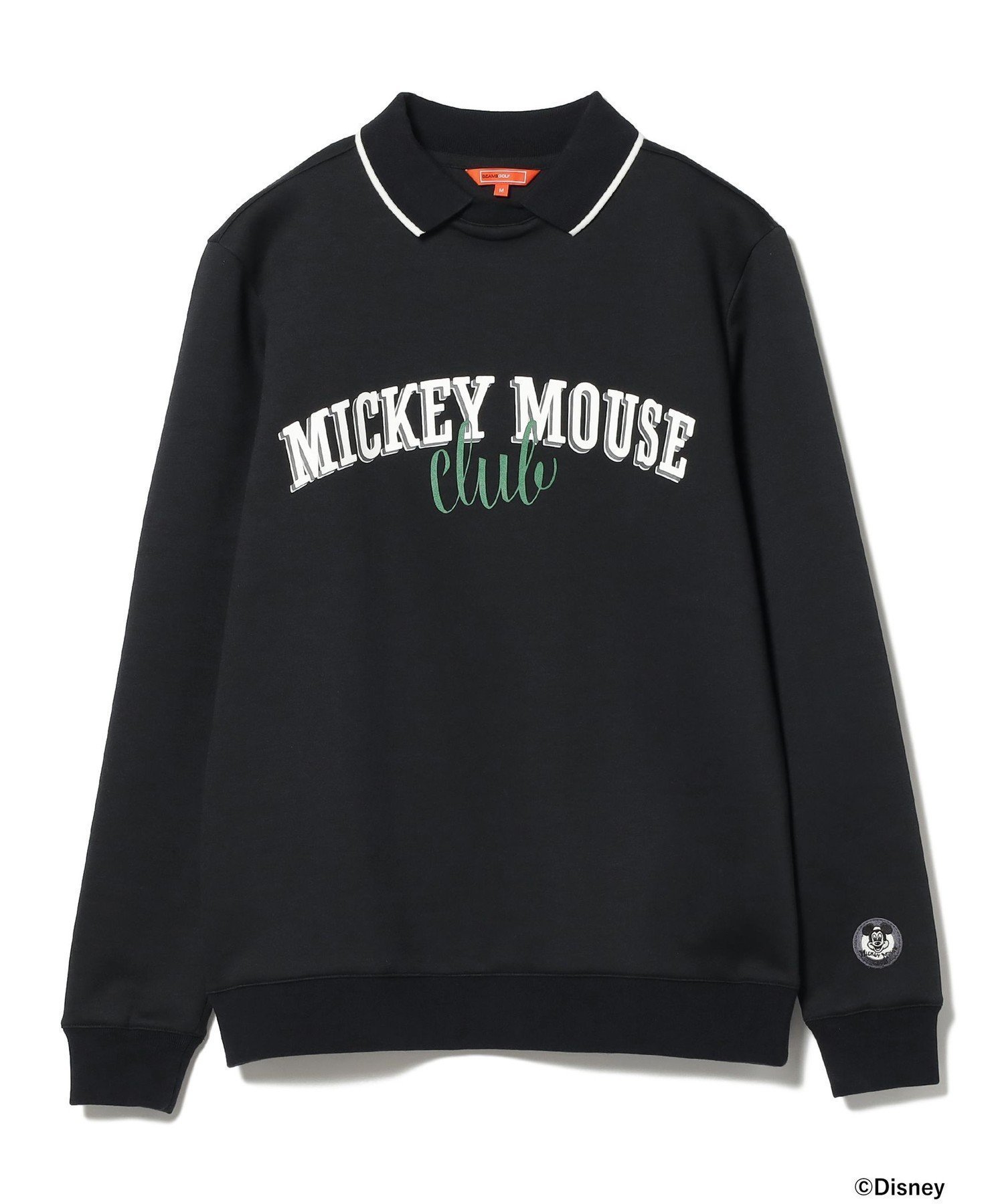 【その他のブランド/Other】のMEN ORANGE LABEL / Disney(ディズニー) 襟付き プルオーバー インテリア・キッズ・メンズ・レディースファッション・服の通販 founy(ファニー) 　ファッション　Fashion　メンズファッション　MEN　トップス・カットソー　Tops/Tshirt/Men　A/W・秋冬　Aw・Autumn/Winter・Fw・Fall-Winter　アウトドア　Outdoor　クラシック　Classic　コレクション　Collection　ゴルフ　Golf　ストレッチ　Stretch　フロント　Front　プリント　Print　モチーフ　Motif　人気　Popularity　BLACK|ID: prp329100004166573 ipo3291000000028806355