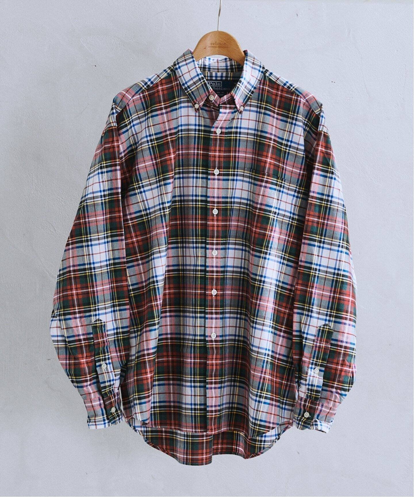 【ジャーナルスタンダード レリューム/JOURNAL STANDARD relume / MEN】のPOLO RALPH LAUREN / ポロ ラルフローレン BIG FIT L/S SPORT SHIRT インテリア・キッズ・メンズ・レディースファッション・服の通販 founy(ファニー) 　ファッション　Fashion　メンズファッション　MEN　カフス　Cuffs　パッチ　Patch　フィット　Fit　プリーツ　Pleats　ボックス　Box　ポケット　Pocket　長袖　Long Sleeve　レッド|ID: prp329100004166589 ipo3291000000028806557